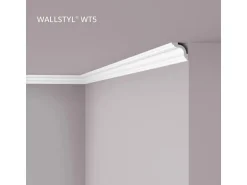 NOEL & MARQUET NMC WT5 WALLSTYL Eckleiste Zierleiste Stuckleiste 2 m 200 cm x 5,2 cm x 5,2 cm Weiß