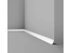NOEL & MARQUET NMC WT8 WALLSTYL Eckleiste Zierleiste Sockelleiste 2 m 200 cm x 2 cm x 3 cm Weiß