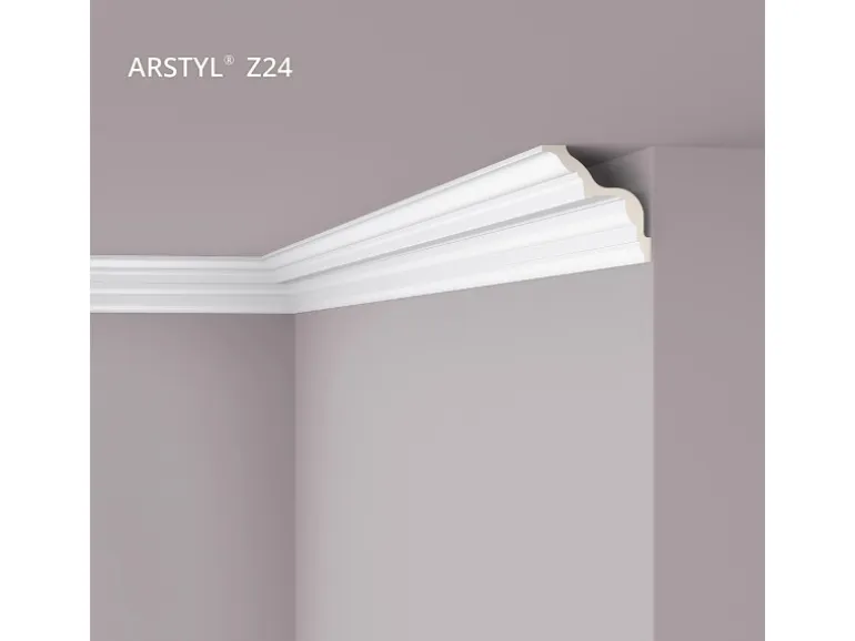 NOEL & MARQUET NMC Z24 ARSTYL Eckleiste Zierleiste Stuckleiste 2 m 200 cm x 12,8 cm x 12,8 cm Weiß