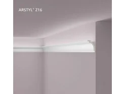NOEL & MARQUET NMC Z16 ARSTYL Eckleiste Zierleiste Stuckleiste für Indirekte Beleuchtung 2 m 200 cm x 5 cm x 7 cm Weiß