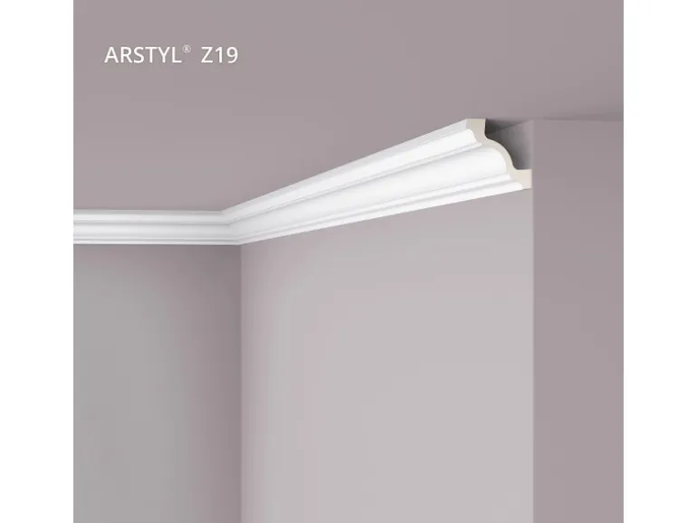 NOEL & MARQUET NMC Z19 ARSTYL Eckleiste Zierleiste Stuckleiste 2 m 200 cm x 7,9 cm x 7,9 cm Weiß