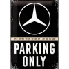 Nostalgic-Art Blechschild Mercedes-Benz - Parking Only 20 cm x 30 cm