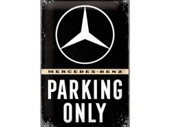 Nostalgic-Art Blechschild Mercedes-Benz - Parking Only 20 cm x 30 cm