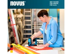Novus Tools Elektrotacker J-151 Premium-Tacker für Folien & Zierleisten 031-0361