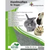 Nuber Hanf-Kuschelteppich 120 cm x 50 cm Grau