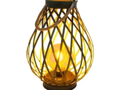 Näve LED-Deko-Solarleuchte 31 cm Grün Gold mit Aufhängemöglichkeit