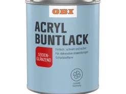 OBI Acryl Buntlack Weiß seidenglänzend 2 l
