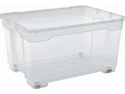 OBI Allzweckbox Santos Oversize 41 cm x 77,5 cm x 58 cm 140 l Transparent