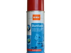 OBI Buntlack Spray RAL 3000 Feuerrot seidenglänzend wv 400 ml