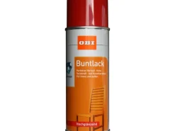 OBI Buntlack Spray RAL 3000 Feuerrot hochglänzend 400 ml