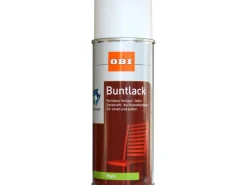 OBI Buntlack Spray RAL 9010 Reinweiß matt 400 ml