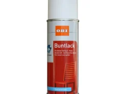 OBI Buntlack Spray RAL 9010 Reinweiß seidenmatt 400 ml