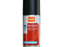 OBI Buntlack Spray RAL 9005 Tiefschwarz seidenmatt 150 ml