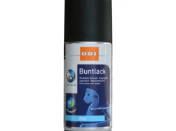 OBI Buntlack Spray RAL 9005 Tiefschwarz matt wv 150 ml