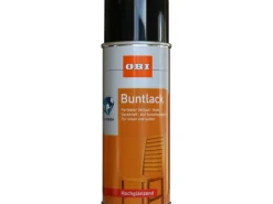 OBI Buntlack Spray RAL 9017 Verkehrsschwarz hochglänzend 400 ml