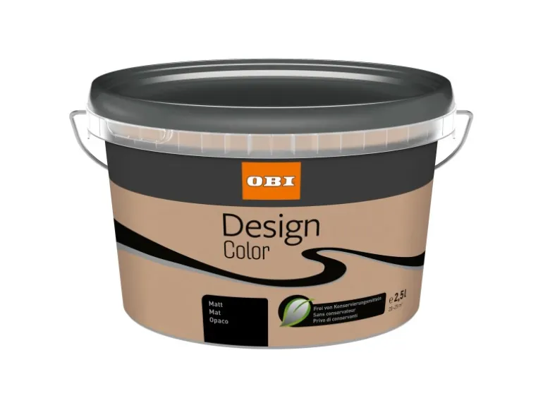 OBI Design Color matt Mokka 1 l