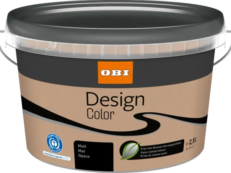 OBI Design Color matt Mokka 1 l
