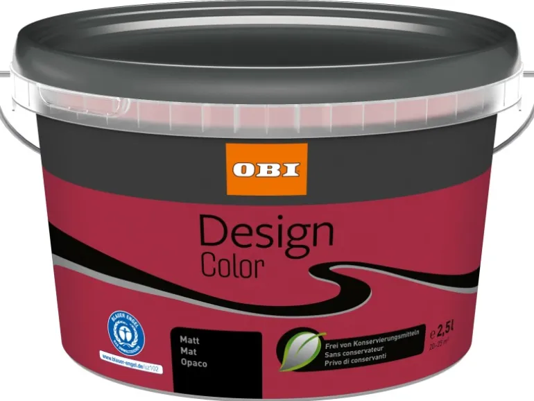 OBI Design Color matt Persischrot 1 l