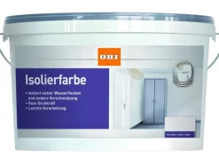 OBI Isolierfarbe Weiß matt 1 l