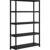 OBI Kunststoffregal XL-120 Schwarz 187 cm x 120 cm x 40 cm