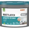 OBI Mattlatex Konservierungsmittelfrei Weiß-Matt 2,5 l