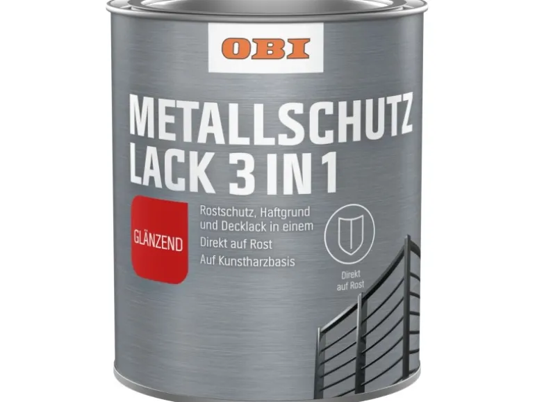OBI Metallschutzlack 3in1 RAL 7016 Anthrazit glänzend 375 ml