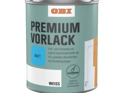 OBI Premium Vorlack Weiß matt 750 ml