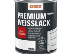 OBI Premium Weißlack Tribrid hochglänzend Weiß 375 ml