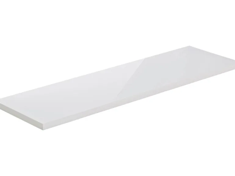 OBI Regalboden Eckig Weiß Hochglanz 2 cm x 80 cm x 20 cm