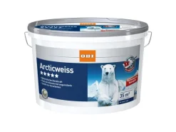 OBI Wandfarbe Arcticweiß Matt 5 l
