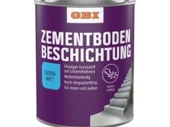 OBI Zementbodenbeschichtung Reinweiß seidenmatt 750 ml