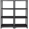 Ondis24 Kunststoffregal Steckregal 60 x 30 cm Doppelpack