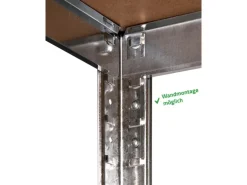 Ondis24 Steckregal Metallregal Basti 70 x 30 Verzinkt