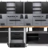 Ondis24 Werkbank Set Tüftler 240 cm 2 Schränke Werkstatt