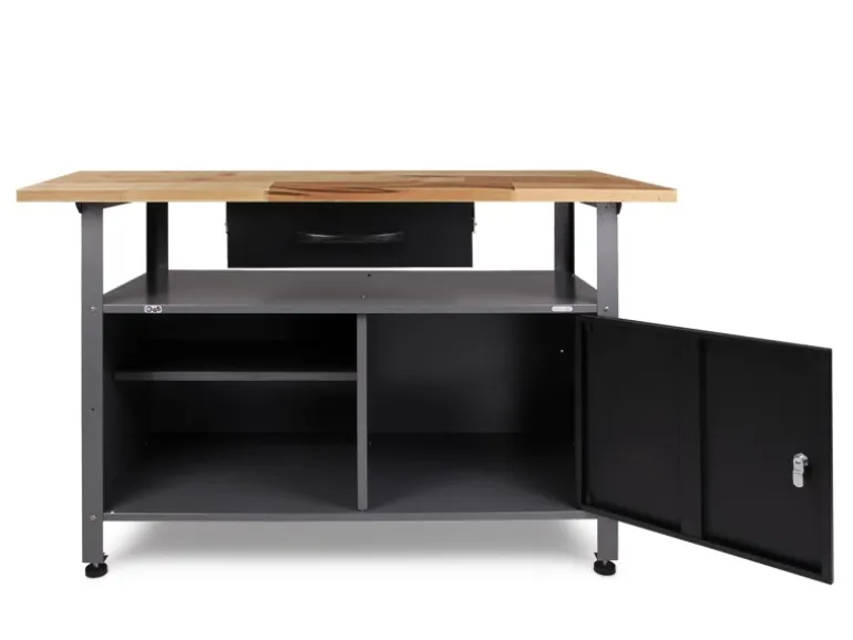 Ondis24 Werkbank Set Tüftler 240 cm 2 Schränke Werkstatt