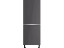 Optifit Küchen-Midischrank Linus984 60cm x 176,6cm x 58,4cm Anthrazit-Wildeiche