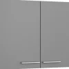 Optifit Küchen-Oberschrank Mats825 100 cm x 70,4 cm x 34,9 cm Basaltgrau