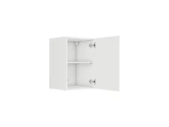 Optifit Küchen-Oberschrank 40 x 57,6 x 34,6 cm Luca932 Weiß Anthrazit