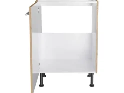 Optifit Küchen-Spülenunterschrank Erik290 60 cm x 87 cm x 58,4 cm Wildeiche