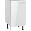Optifit Küchen-Spülenunterschrank Rurik986 45 cm x 87 cm x 58,4 cm Weiß