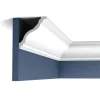 ORAC DECOR C333 LUXXUS Decken Eckleiste Stuckleiste Stuck Dekor Zierprofil 2 m 200 cm x 12,2 cm x 11,1 cm Weiß