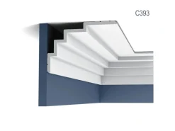 ORAC DECOR C393 MODERN Eckleisten 1 Karton Set 7 Zierleisten 14 m Weiß