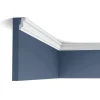 ORAC DECOR CB530 BASIXX Stuckprofil Zier-Eck-Wand-Decken-Leiste Dekor kantig 2 m 200 cm x 2,7 cm x 1,5 cm Weiß