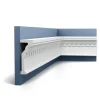 ORAC DECOR P4010 Wandleiste Friesleiste Zierleiste Stuckleiste 2 m 200 cm x 5,5 cm x 14,5 cm Weiß