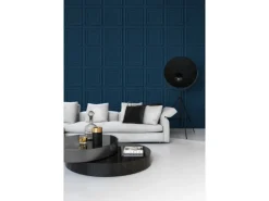 Origin Luxury Wallcoverings Tapete Holzwandverkleidung Dunkelblau 53 Cm X 1005 Cm 347812