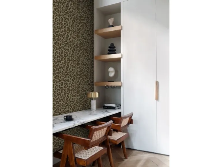 Origin Wallcoverings Tapete Leopardenmuster Braun und Beige 53 cm x 10.05 m