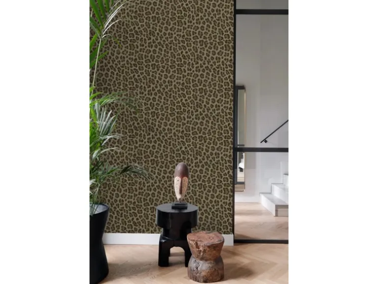 Origin Wallcoverings Tapete Leopardenmuster Braun und Beige 53 cm x 10.05 m
