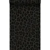 Origin Wallcoverings Tapete Leopardenmuster Dunkelgrau und Schwarz 53 cm x 10.05 m