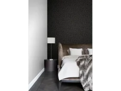 Origin Wallcoverings Tapete Leopardenmuster Dunkelgrau und Schwarz 53 cm x 10.05 m