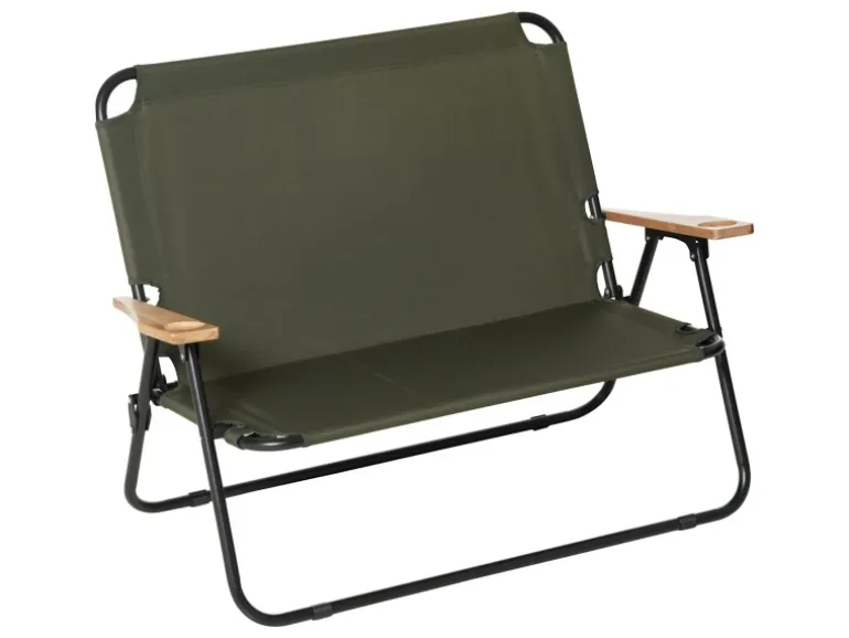 Outsunny Campingstuhl Stahl Oxfordstoff 114B x 67T x 80H cm